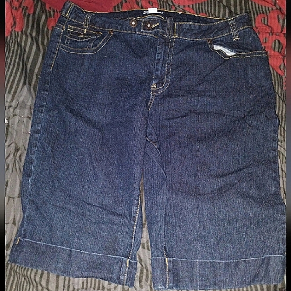 Dark Blue Denim Cato Shorts